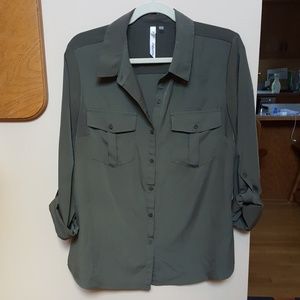 Ny collection army green shirt